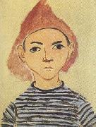 Portrait of Pierre Matisse (mk35) Henri Matisse